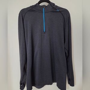Lululemon Hooded Long Sleeve Metal Vent Tech Zip Pullover Men's XXL EUC